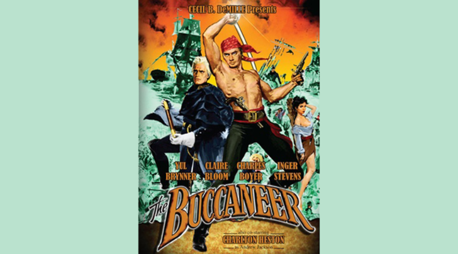 The Buccaneer (1958) Poster SM