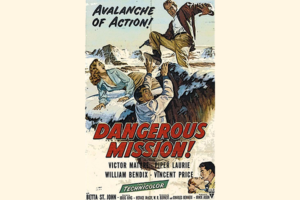 Dangerous Mission (1954) Poster SM