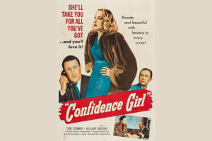 Confidence Girl (1952) Poster SM
