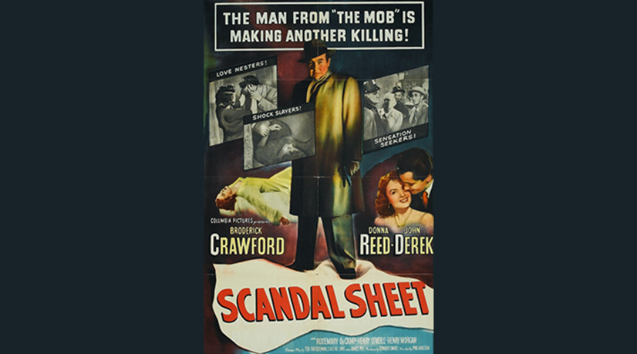 Scandal Sheet (1952) Poster SM